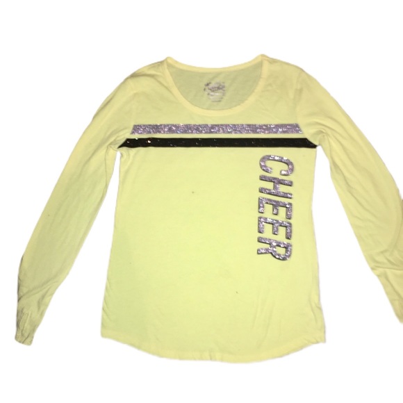 Justice Tops - Justice Cheer Long Sleeve Tee Shirt